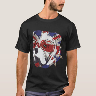 English Bulldog Union Jack - Funny Bull Dog T Shirt