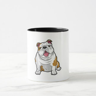 ENGLISH BULLDOGS Fantastisk Funny Bulldog Valp Hun Mugg