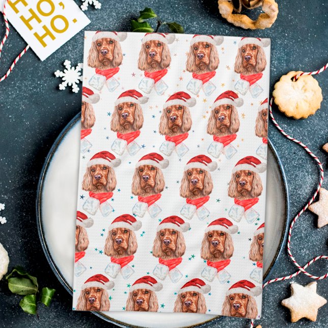 English Cocker Spaniel Dog Breed Christmas Kökshandduk (Skapare uppladdad)