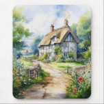English Cottage Musmatta<br><div class="desc">A Watercolour English cottage with garden</div>