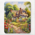 English Cottage Musmatta<br><div class="desc">A Watercolour English cottage with garden</div>