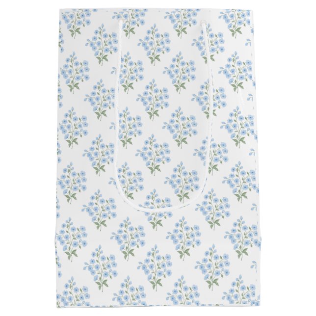 English Country Muster mit Vergissmeinnichtblumen (Baksidan)