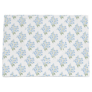 English Country Muster mit Vergissmeinnichtblumen