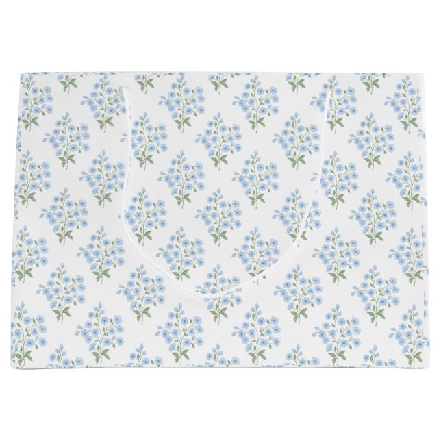 English Country Muster mit Vergissmeinnichtblumen (Framsidan)