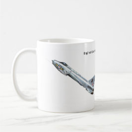 English Electric Lightning, RAF, 1980. Kaffemugg