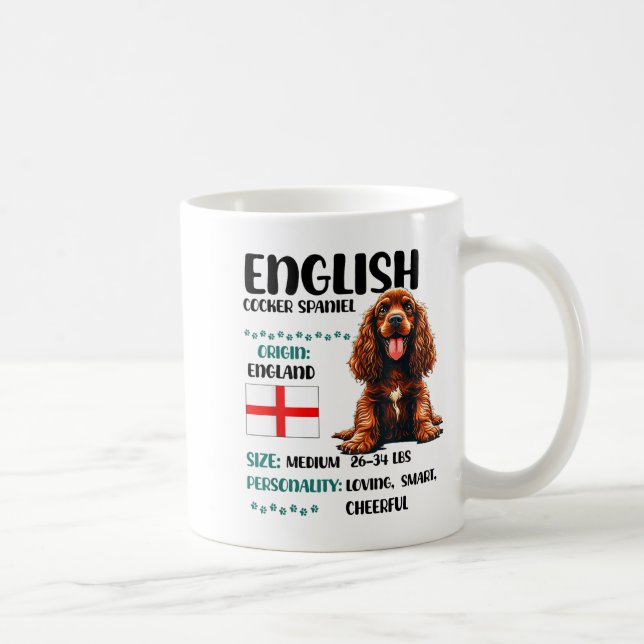 English Er Spaniel Origin Funny Er Spaniel Lover  Kaffemugg (Höger)