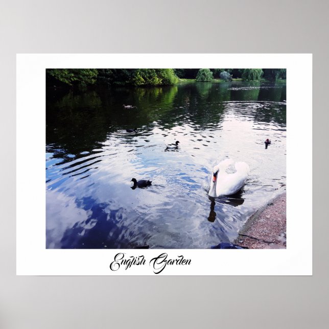 ENGLISH GARDEN poster (Framsidan)