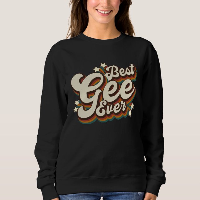 English Gee Grandpa  Best Gee Ever T Shirt (Framsida)