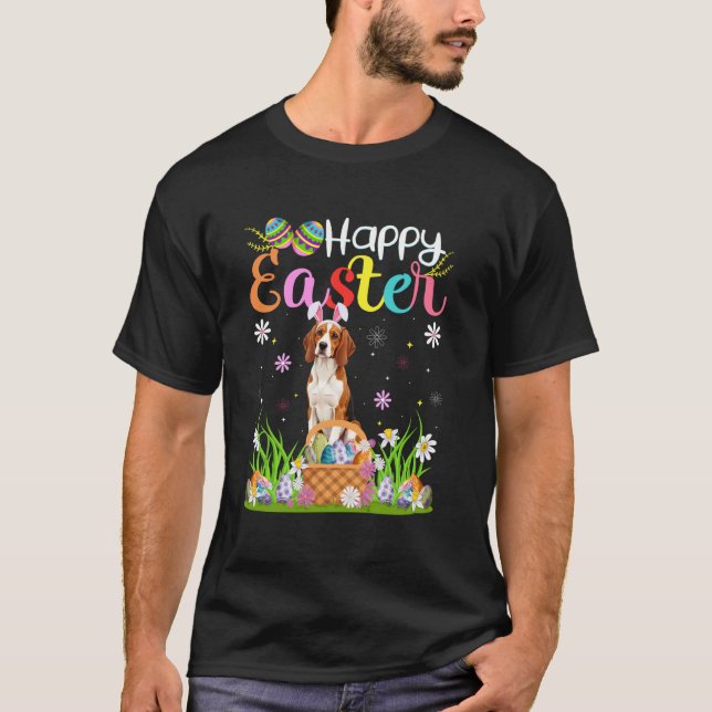 English Pointer Dog Happy Easter Egg Hunt Bunny Ea T Shirt (Framsida)