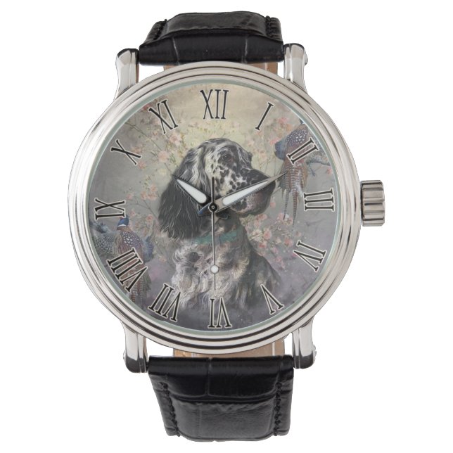 English Setter Armbandsur (Framsida)