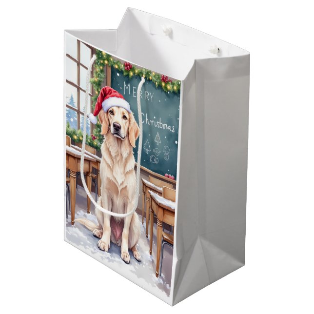 English Setter Cozy Classroom Teacher Santa (Framsidan Vinklad)