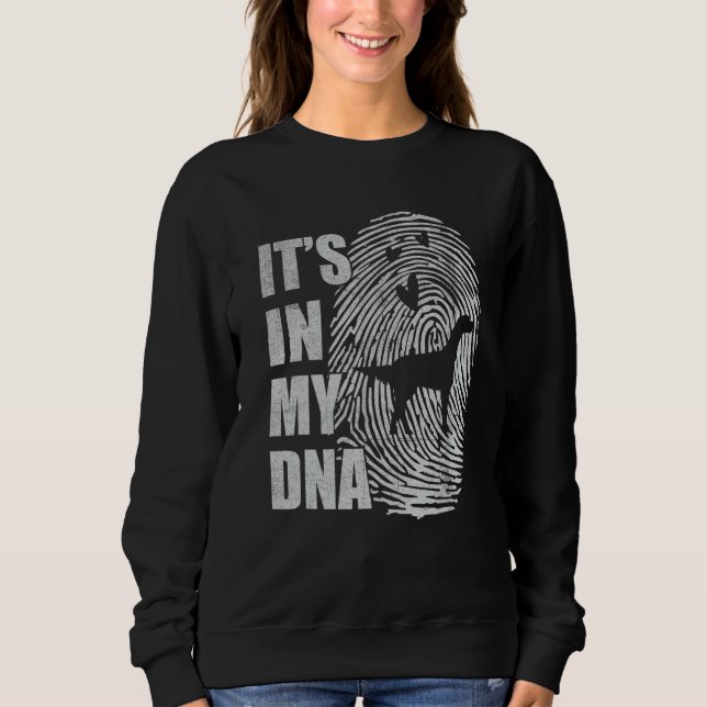 English Setter DNA Dog Mom Dad Dog T Shirt (Framsida)