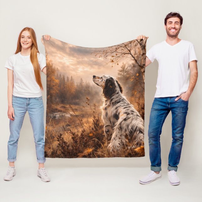 English Setter Fleecefilt (På plats)