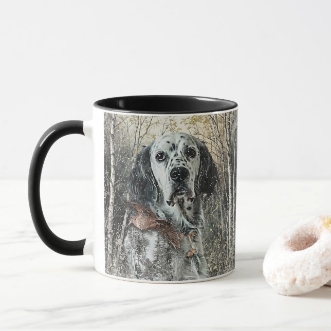 English Setter  Mugg (Med munk)