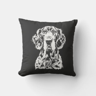 English Setter Porträtt Minimalistisk Klänning Kudde