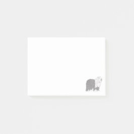 English Sheepdog Post-it Block