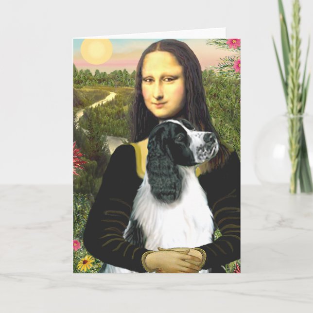 English Springer 7 - Mona Lisa Kort (Framsida)