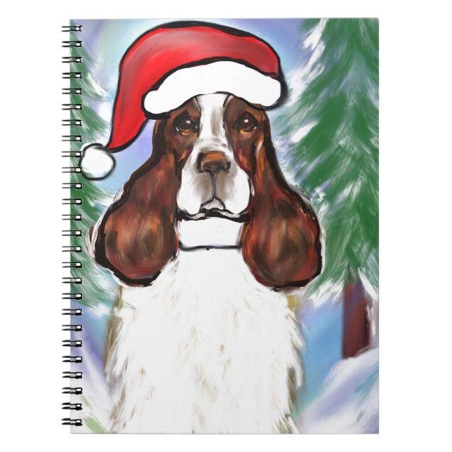 ENGLISH SPRINGER SPANIEL ANTECKNINGSBOK (Framsidan)