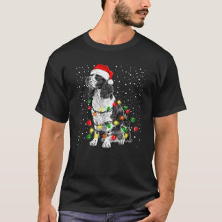 English Springer Spaniel dog with string lights Ch T Shirt