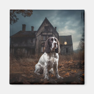 English Springer Spaniel Halloween Skräckinjagande Magnet