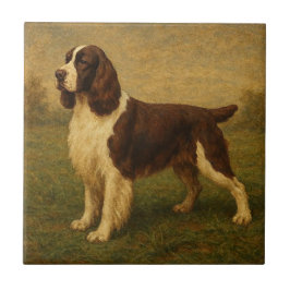 English Springer Spaniel Kakelplatta