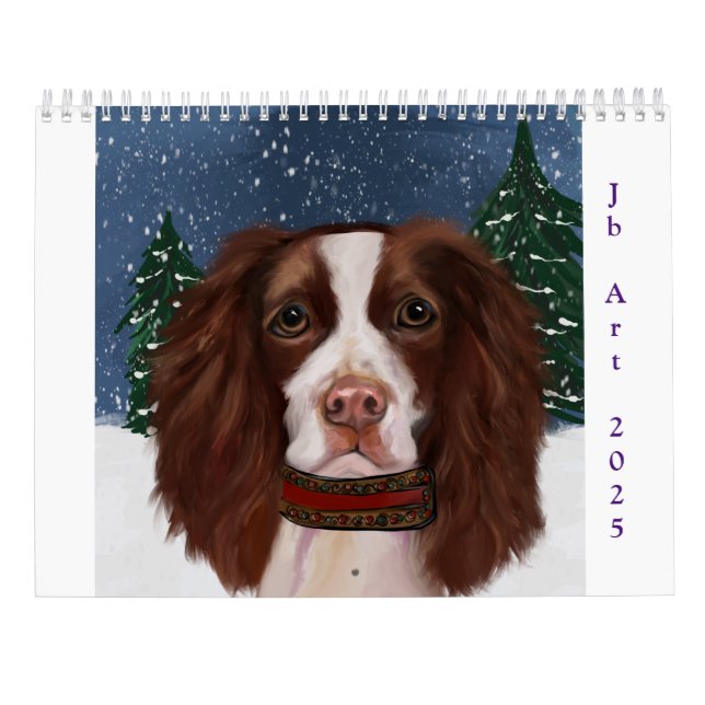 ENGLISH SPRINGER SPANIEL KALENDER (Baksida)