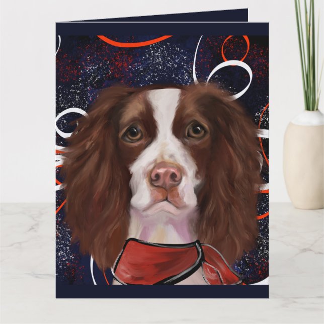ENGLISH SPRINGER SPANIEL KORT (Framsida)