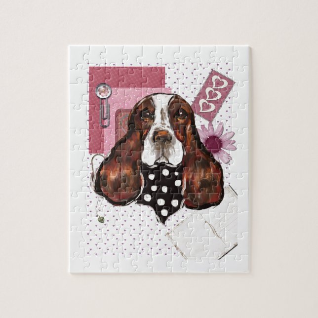 ENGLISH SPRINGER SPANIEL PUSSEL (Vertikal)