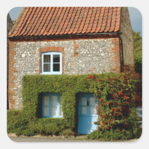 ENGLISH STONE COTTAGE STICKERS FYRKANTIGT KLISTERMÄRKE
