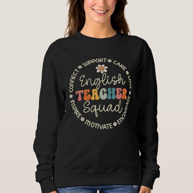 English Teacher Squad Appreciation Week Back to Sc T Shirt (Framsida)