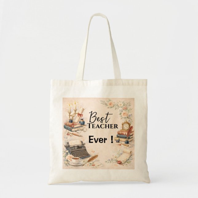 English Teacher Thank You Gift End of School Year Tygkasse (Framsidan)