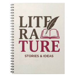 English Teacher Typography Design Anteckningsbok