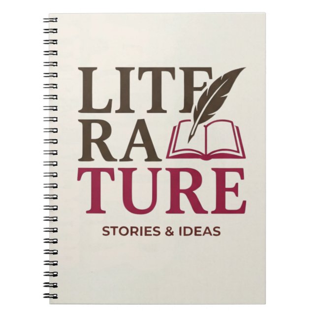 English Teacher Typography Design Anteckningsbok (Framsidan)