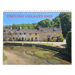 English villages 2026 calendar kalender