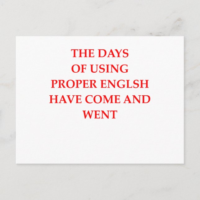 ENGLISH VYKORT (Framsida)