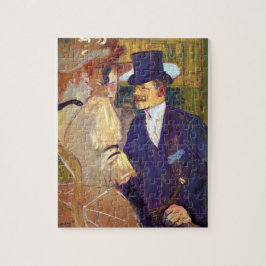 Englishman av Toulouse Lautrec, Vintage Art Pussel