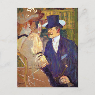 Englishman av Toulouse Lautrec, Vintage Art Vykort