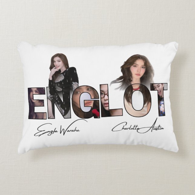 Englot - Engfa Waraha e Charlotte austin Prydnadskudde (Framsidan)