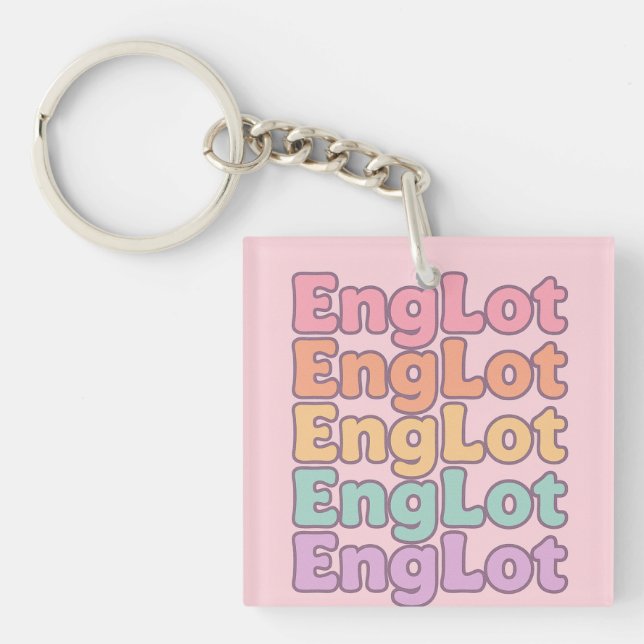 Englot Kawaii Bubbelbokstav (Framsidan)