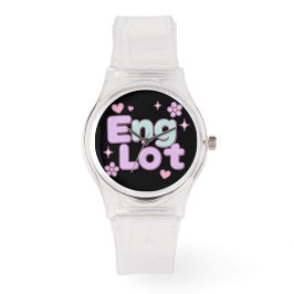 Englot Kawaii Bubble Letter Armbandsur
