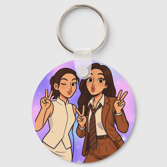 Englot Kazz Awards Fun Pose Cam, Engfa & Charlotte Nyckelring (Framsida)