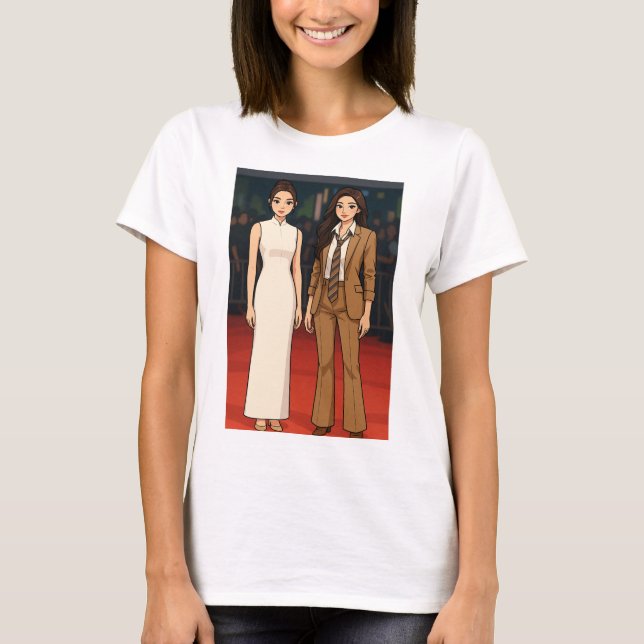 Englot Kazz Awards Premire, Engfa & Charlotte  T Shirt (Framsida)