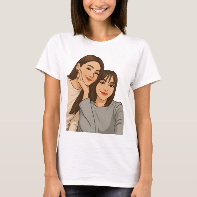 Englot Thai GL Engfa och Charlotte Shippar T Shirt (Framsida)