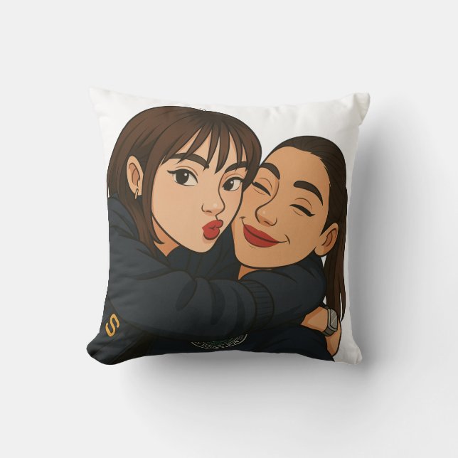 Englot Thai GL Petrichor Series Cartoon Art Kudde (Framsida)