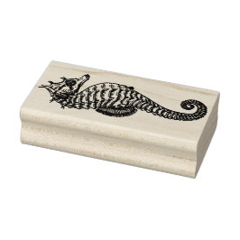Engrating seahorse stämpel