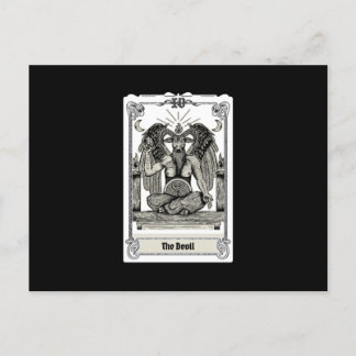 Engrave Tarot Djävulen XV Vykort