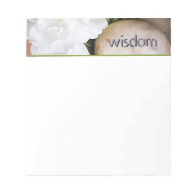 Engraved Stone "Wisdom" - SMALL-Anteckningsblock Anteckningsblock (Framsida)