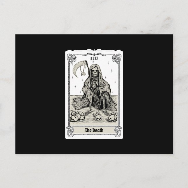 Engring tarot död XIII Vykort (Framsida)