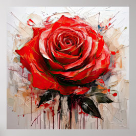 Enhancing Decor with Blooming Rose Designs Poster