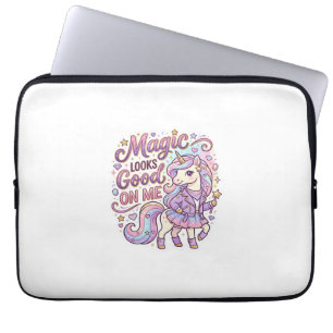 Enhavsmagi Ser Bra Ut På Mig Grafisk Design Vit Laptop Fodral
